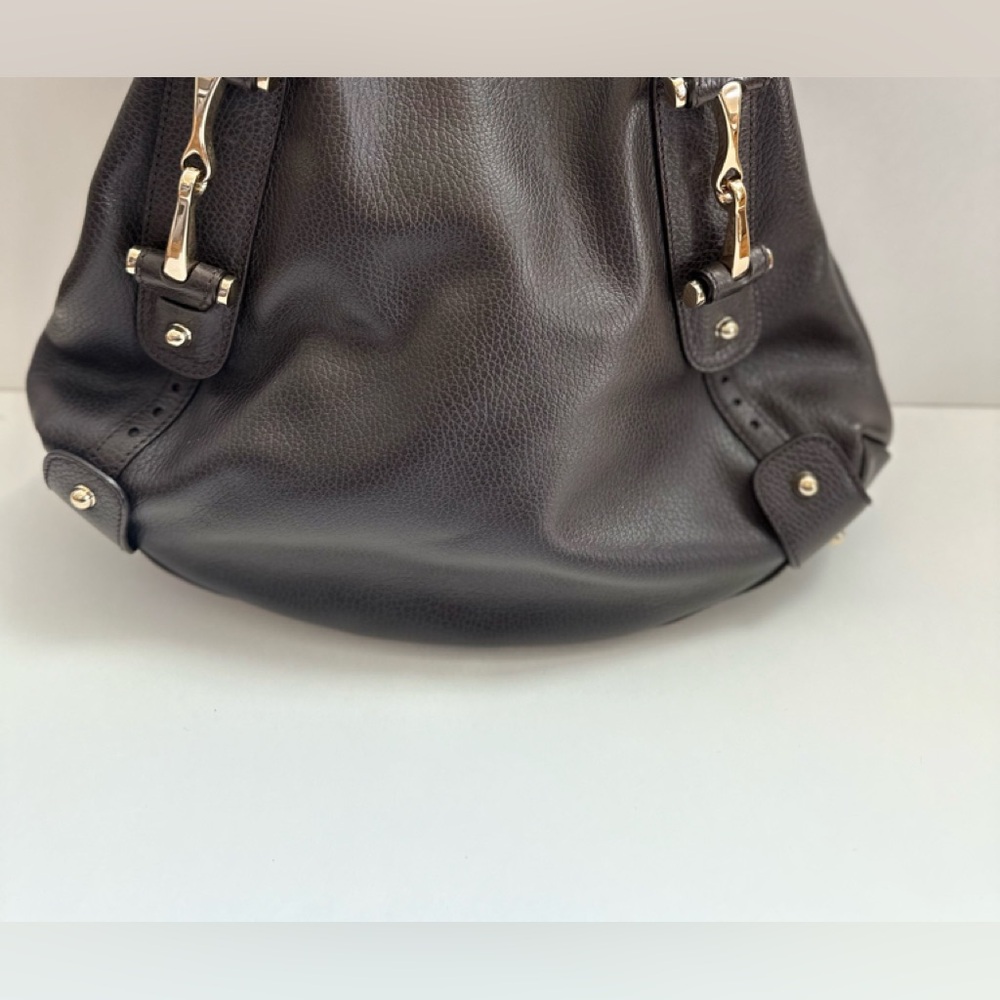 Gucci Braided Horsebit Pelham Tote - Brown